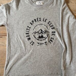 American Eagle Outfitters Heather Gray Sweatshirt